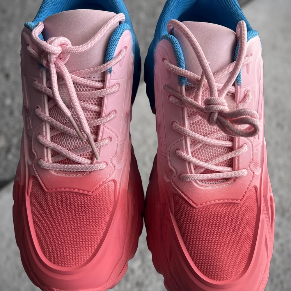Dream Pairs Pink and Blue Athletic Shoes
